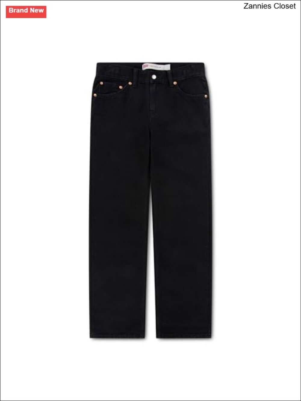 Boys Regular Fit Straight Leg Jeans Adjustable Waist 5-Pocket